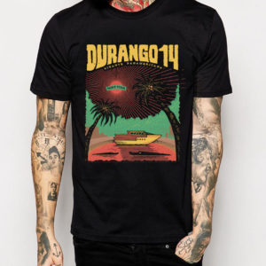 Camiseta Durango14 Puerto Plata , negra chico
