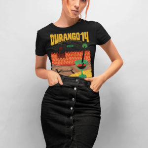 Camiseta Durango14 negra chica Malibu