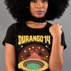 Camiseta negra Durango14 chica Maracana