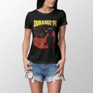 Camiseta Durango14 Nube Roja chica negra