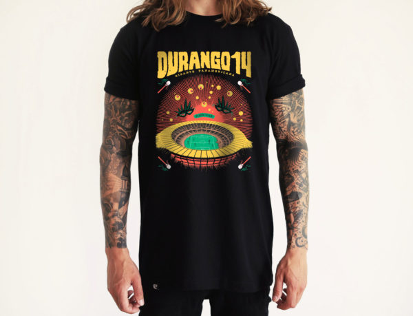 Camiseta Durango14 negra Maracana chico